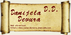 Danijela Devura vizit kartica